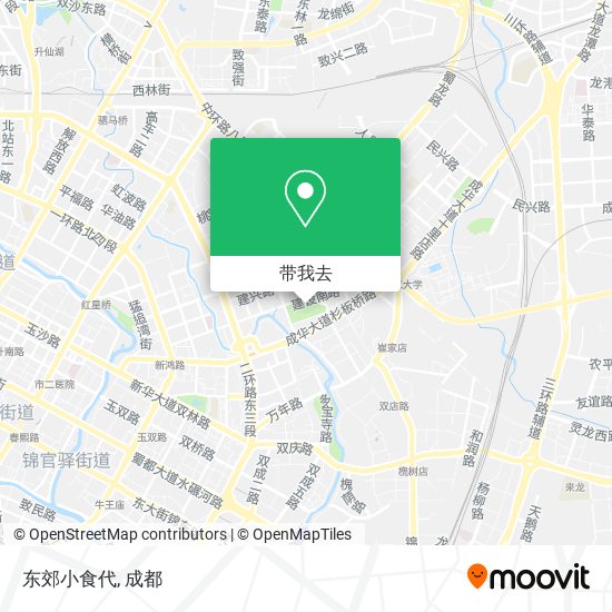 东郊小食代地图