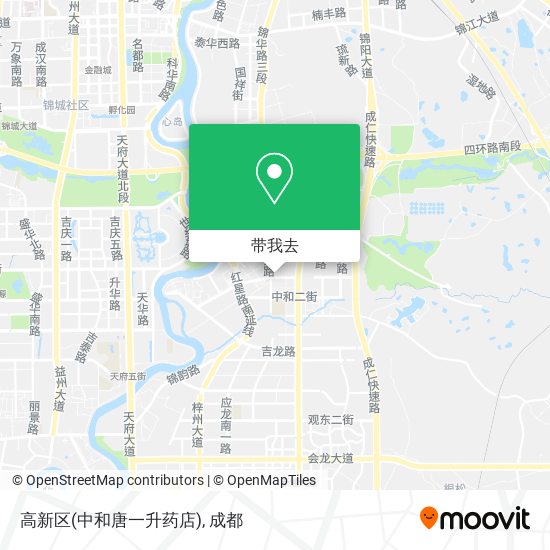 高新区(中和唐一升药店)地图