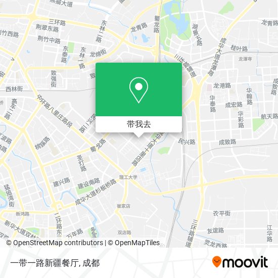 一带一路新疆餐厅地图
