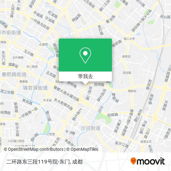 二环路东三段119号院-东门地图