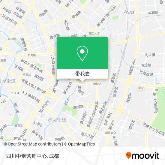 四川中烟营销中心地图