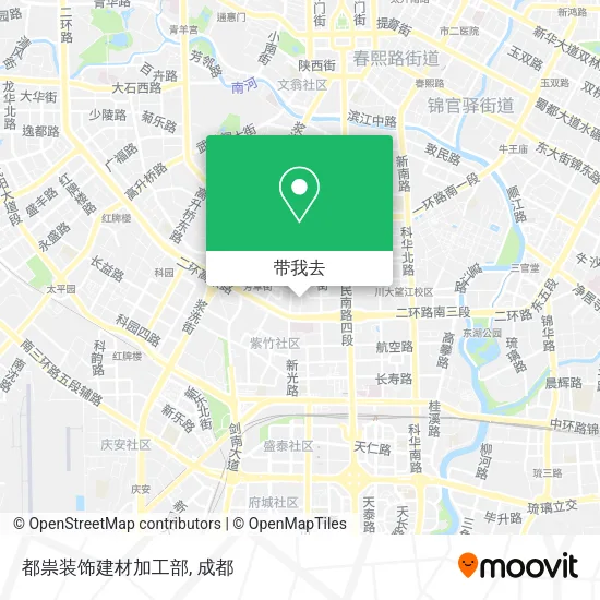 都祟装饰建材加工部地图