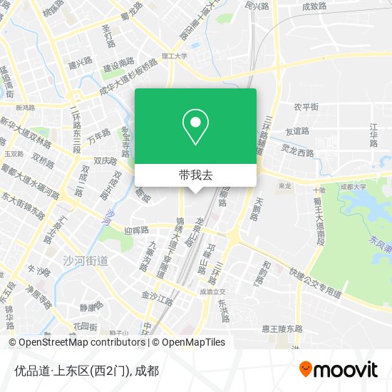 优品道·上东区(西2门)地图