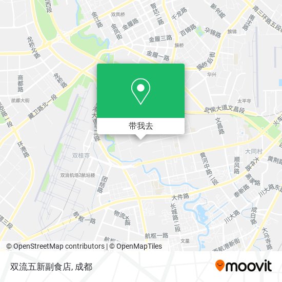 双流五新副食店地图