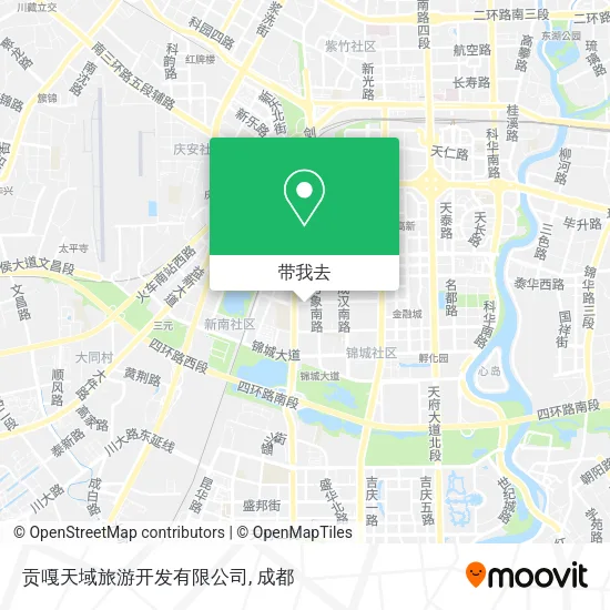 贡嘎天域旅游开发有限公司地图