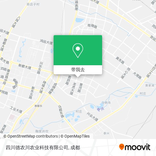 四川德农川农业科技有限公司地图