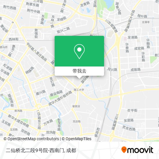 二仙桥北二段9号院-西南门地图