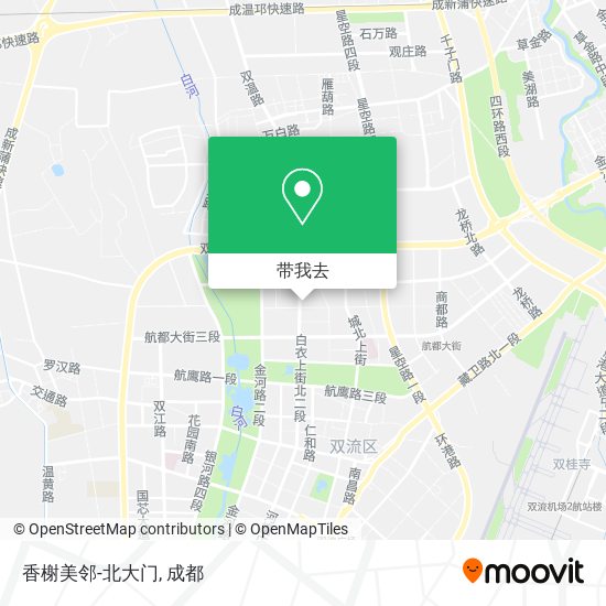 香榭美邻-北大门地图