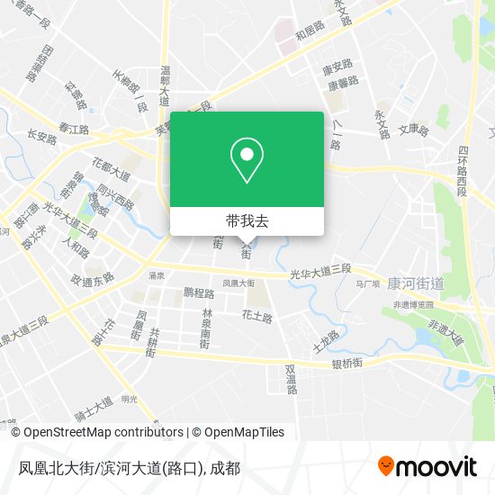 凤凰北大街/滨河大道(路口)地图