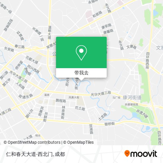 仁和春天大道-西北门地图
