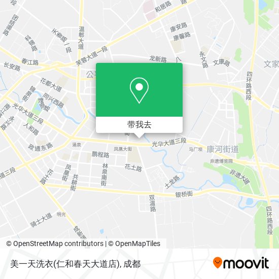 美一天洗衣(仁和春天大道店)地图