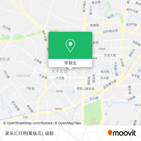 家乐汇日用(量版店)地图