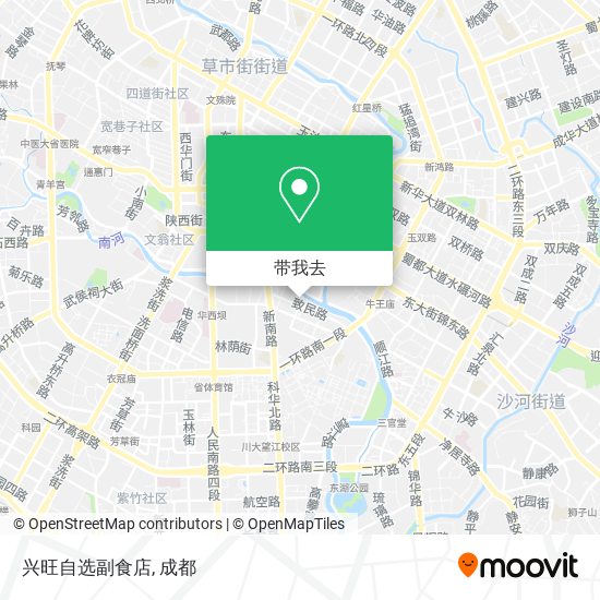 兴旺自选副食店地图