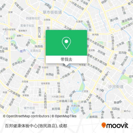 百邦健康体验中心(致民路店)地图