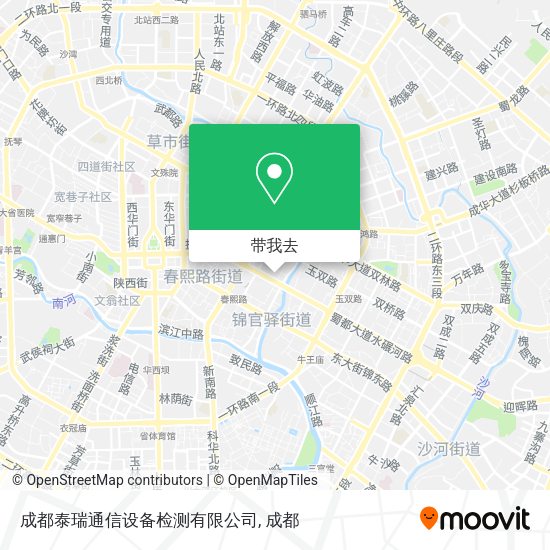 成都泰瑞通信设备检测有限公司地图