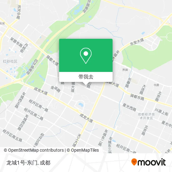 龙城1号-东门地图