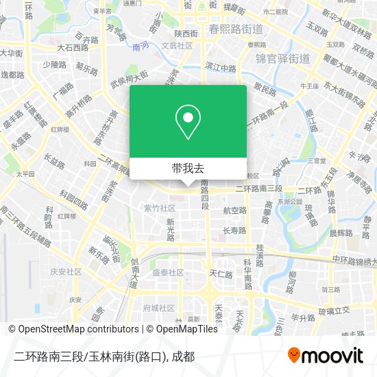 二环路南三段/玉林南街(路口)地图