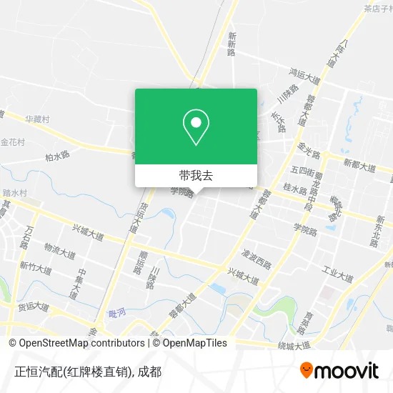 正恒汽配(红牌楼直销)地图