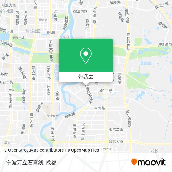宁波万立石膏线地图