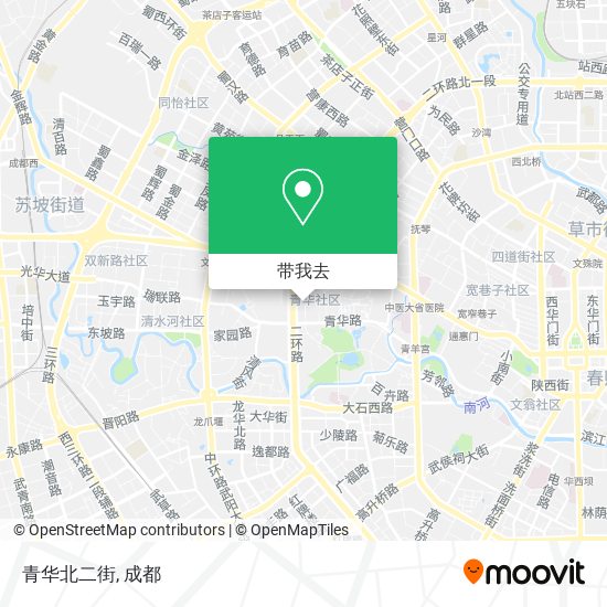 青华北二街地图