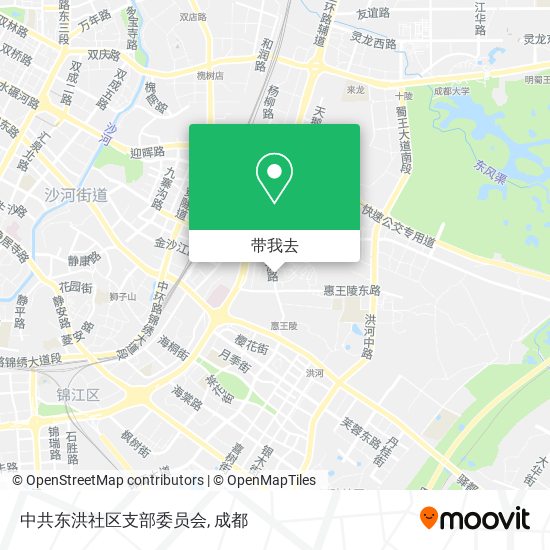 中共东洪社区支部委员会地图