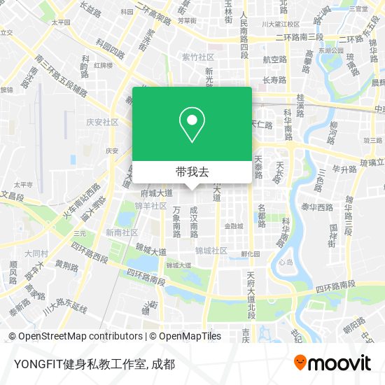 YONGFIT健身私教工作室地图