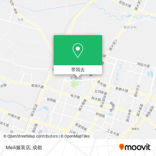 Meili服装店地图