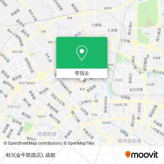 蛙3(金牛凯德店)地图