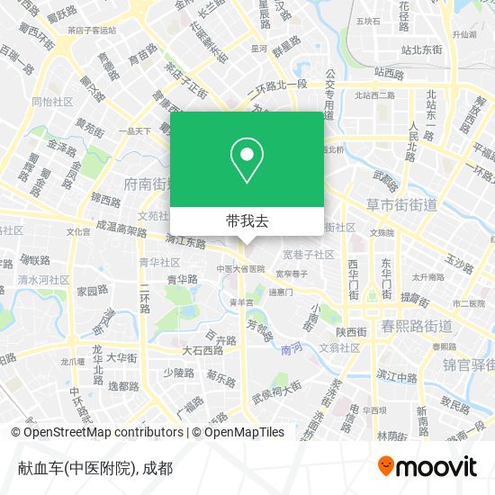 献血车(中医附院)地图