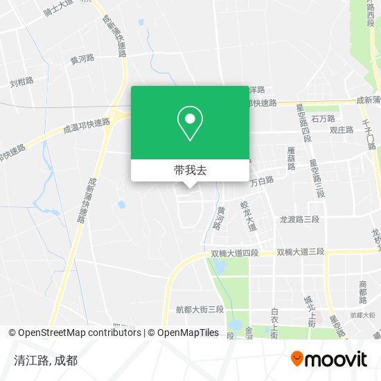 清江路地图