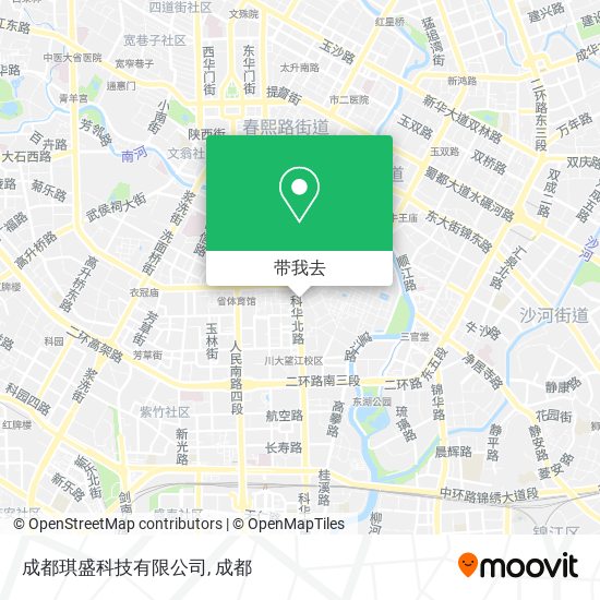 成都琪盛科技有限公司地图