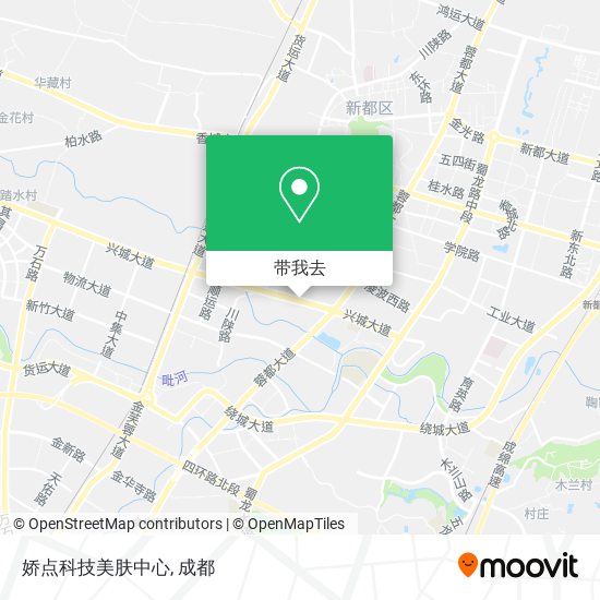 娇点科技美肤中心地图