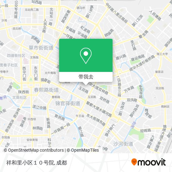 祥和里小区１０号院地图