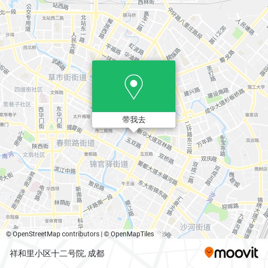 祥和里小区十二号院地图
