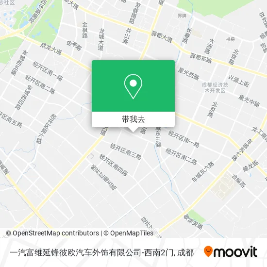 一汽富维延锋彼欧汽车外饰有限公司-西南2门地图