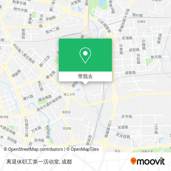 离退休职工第一活动室地图