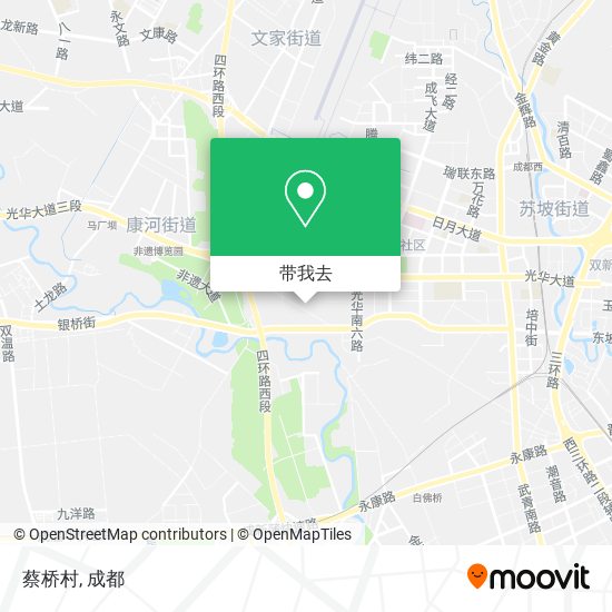 蔡桥村地图