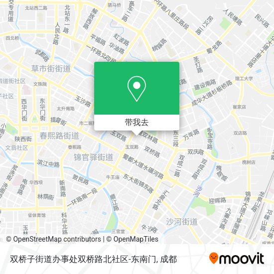 双桥子街道办事处双桥路北社区-东南门地图