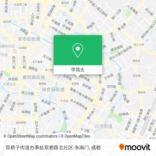 双桥子街道办事处双桥路北社区-东南门地图