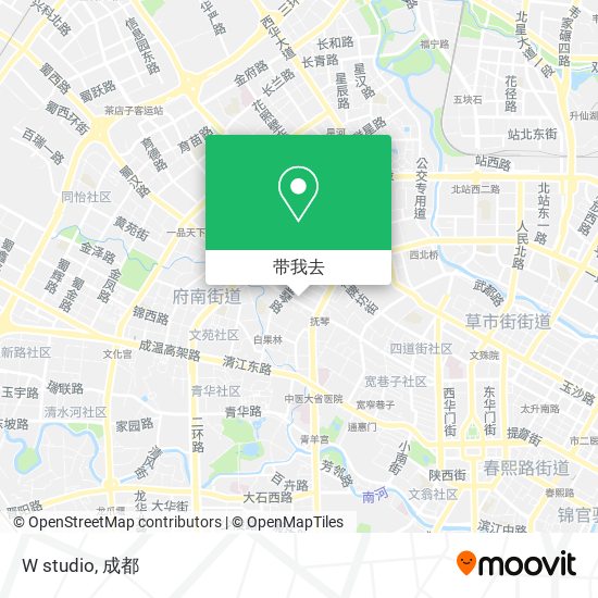 W studio地图