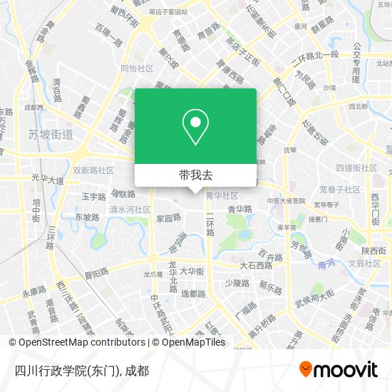 四川行政学院(东门)地图