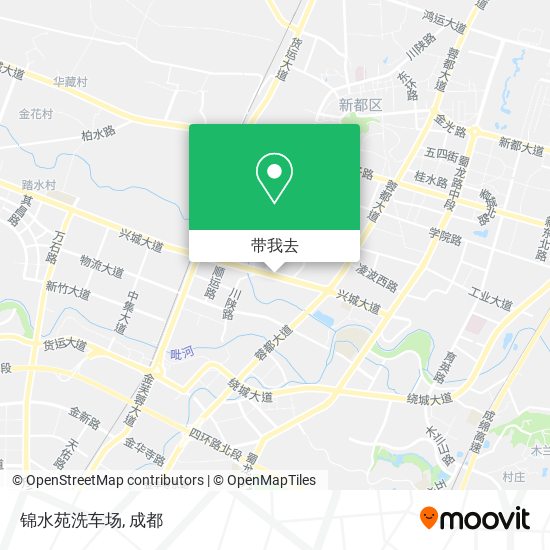 锦水苑洗车场地图