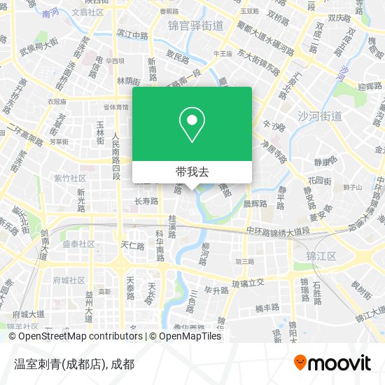 温室刺青(成都店)地图