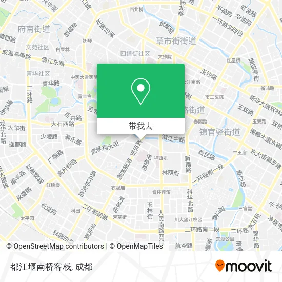 都江堰南桥客栈地图
