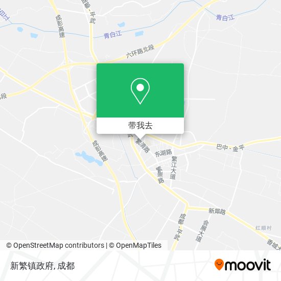 新繁镇政府地图