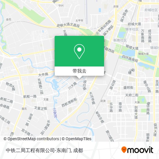 中铁二局工程有限公司-东南门地图