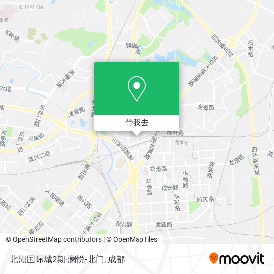 北湖国际城2期·澜悦-北门地图