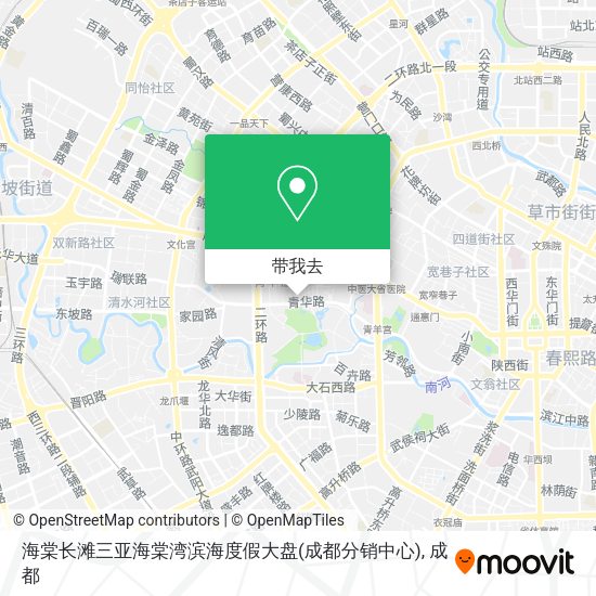 海棠长滩三亚海棠湾滨海度假大盘(成都分销中心)地图