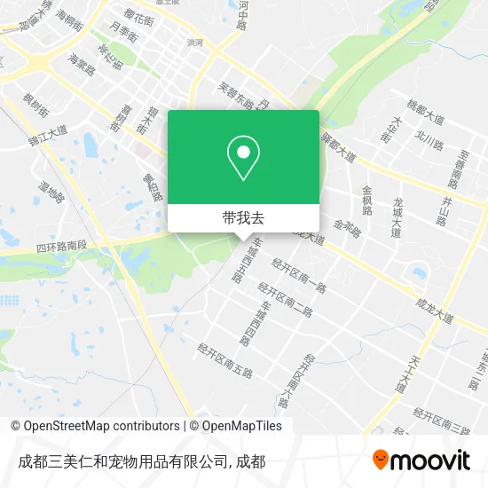 成都三美仁和宠物用品有限公司地图
