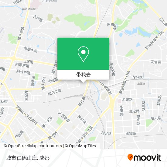 城市仁德山庄地图